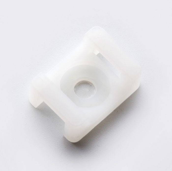 Майданчик для кабельних стяжок з монтажним отвором 22x15x9x5мм (пач 100шт) APRO