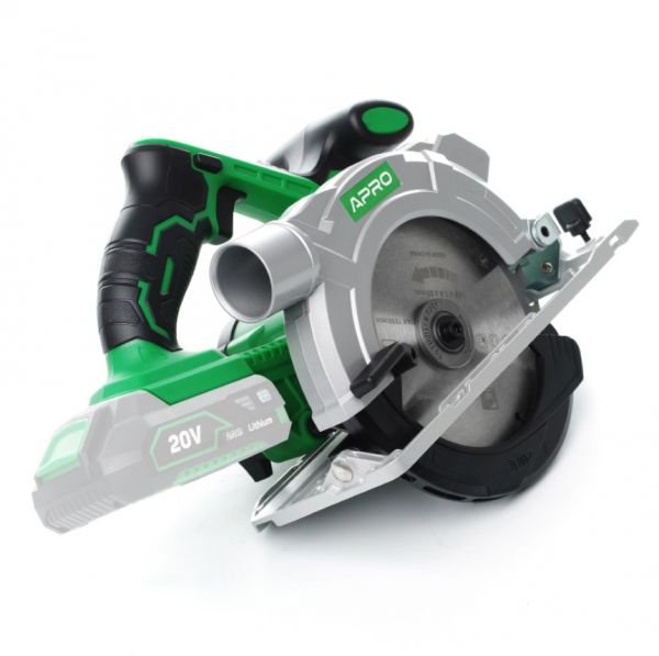 Циркулярна пила APRO 20В, 165мм, 20CS, без АКБ