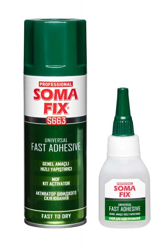 Клей-активатор швидкого склеювання Soma Fix