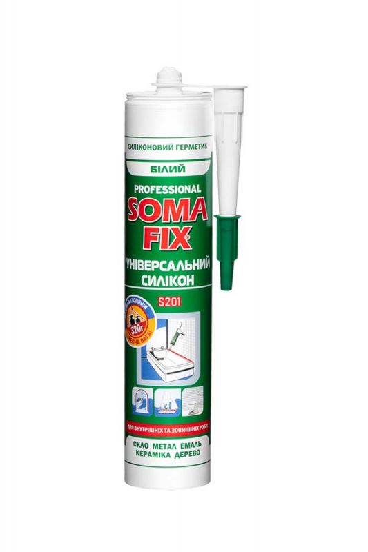Силікон SomaFix універсальний 280 мл білий