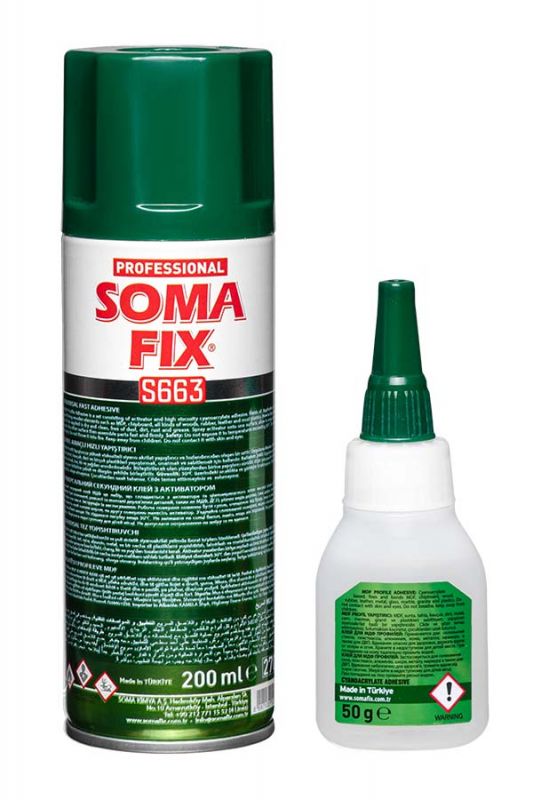 Клей-активатор швидкого склеювання Soma Fix