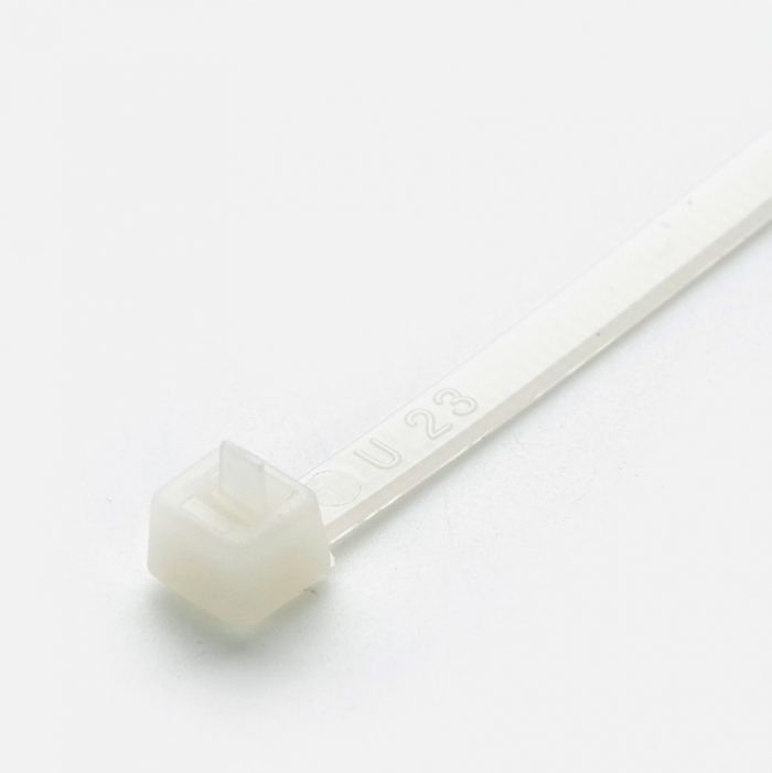 Кабельна стяжка багаторазова 5*400мм біла (пач 100шт) APRO