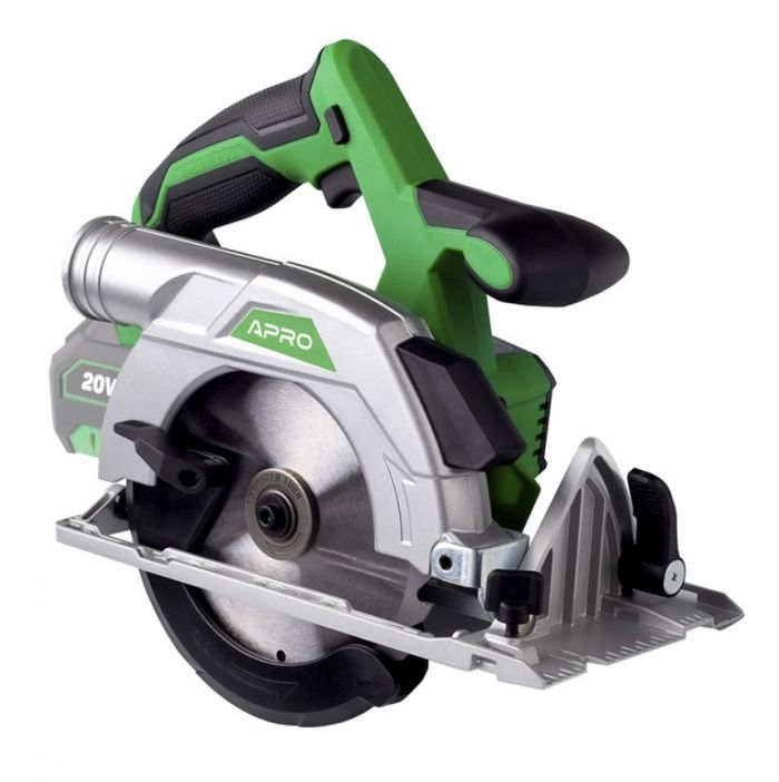 Циркулярна пила безщіткова APRO 20CSB, 20В, 165мм, без АКБ