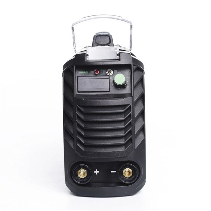 Зварювальний апарат інверторний APRO MMA-160 LV, ел.5мм, + набір кабелів