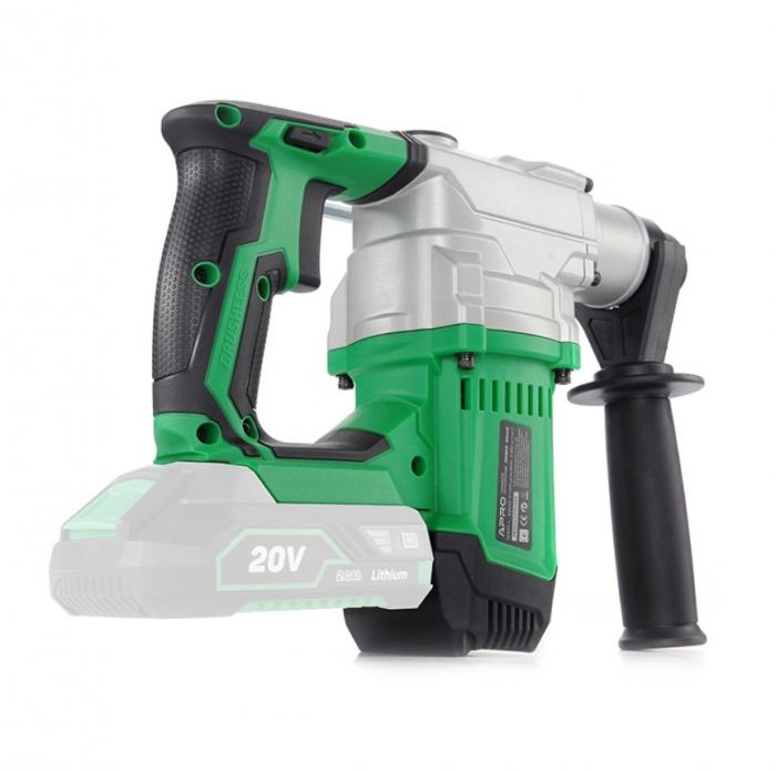 Перфоратор безщіточний 20CBH N 20В SDS+ 3Дж без АКБ без ЗП APRO