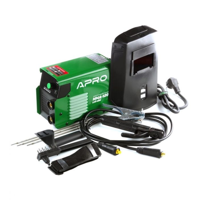 Зварювальний апарат інверторний MMA-120 LCD mini APRO