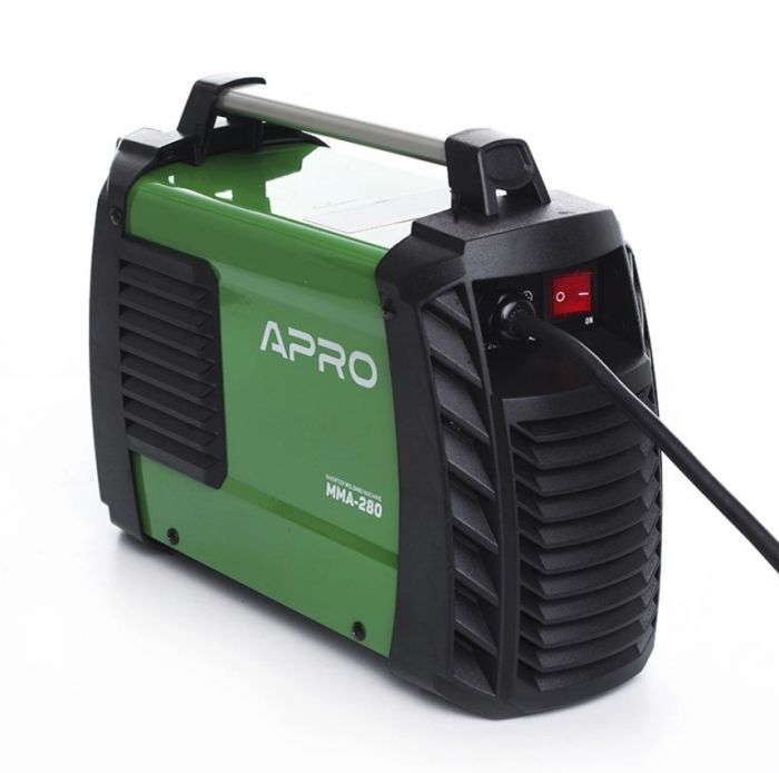 Зварювальний апарат інверторний APRO MMA-160, ел.5мм, + набір кабелів