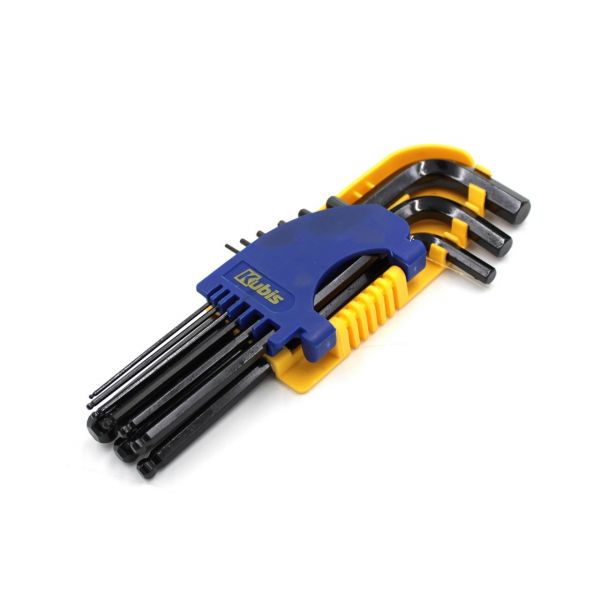 Ключі шестигранні кульовий наконечник Kubis CrV 1-10 мм
