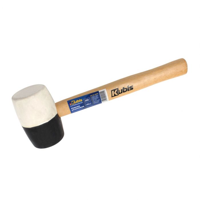 Киянка гумова чорно-біла Kubis