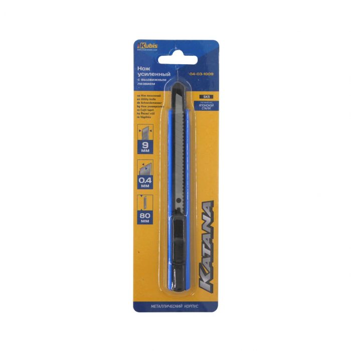 Ніж посилений з висувним лезом Kubis Katana лезо SK5 9 мм