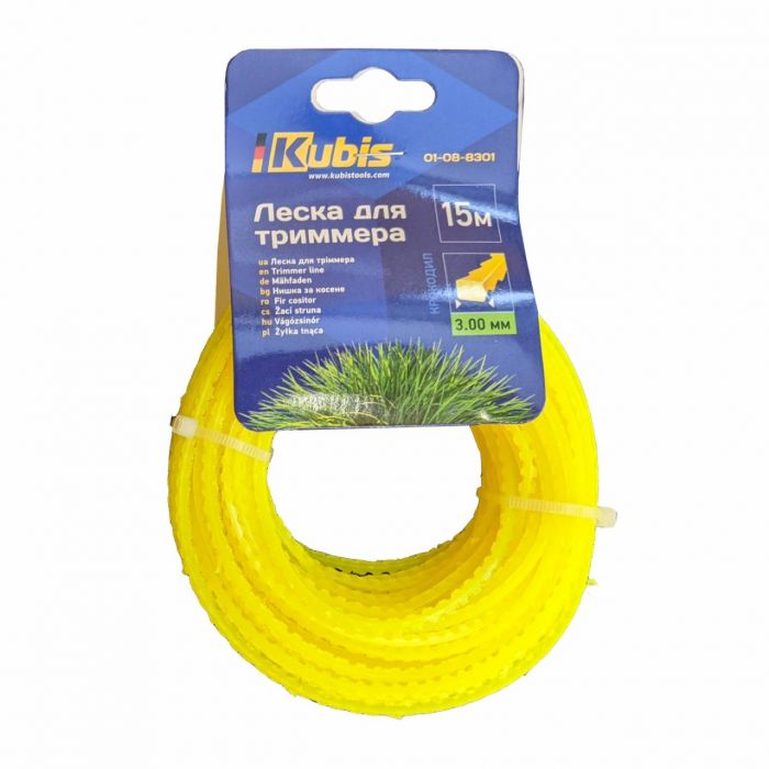 Ліска для тримера "крокодил" Kubis, 15 м