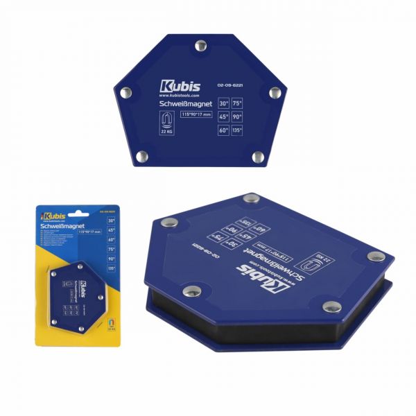 Тримач магнітний для зварювання трапеція Kubis 145*110*25 мм