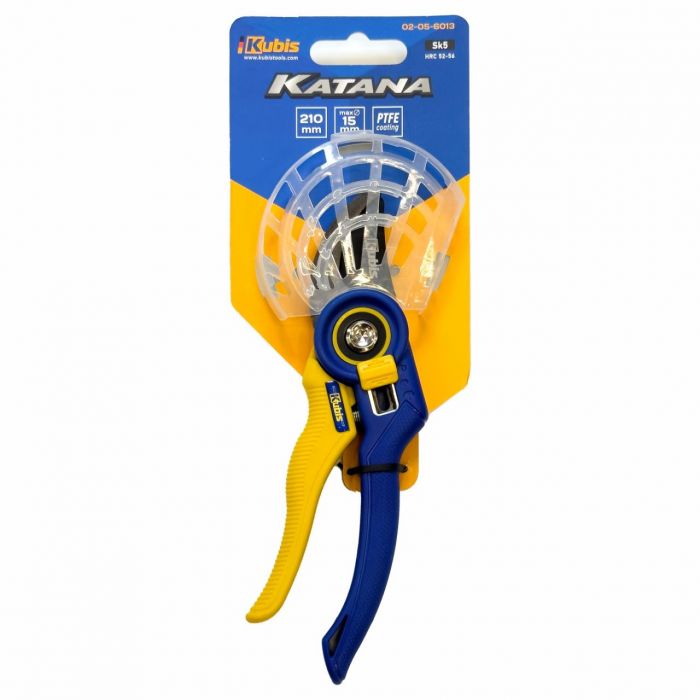 Секатор садовий Kubis max ∅15 мм, 210мм