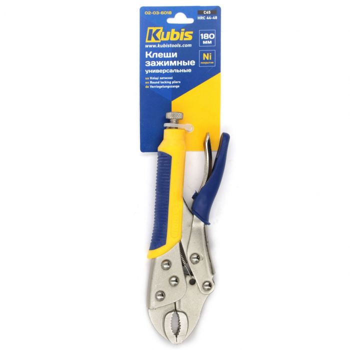 Кліщі затискні універсальні Kubis 180 мм