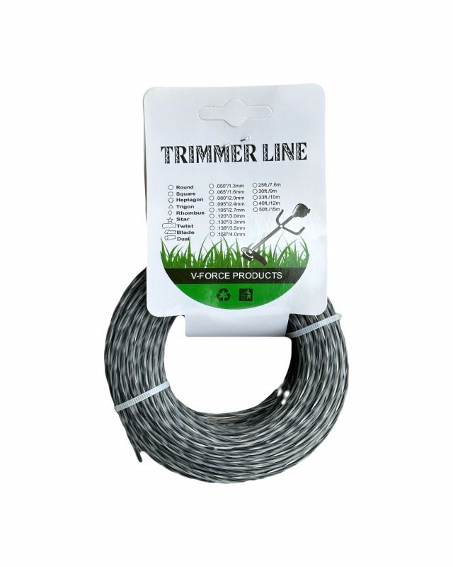 Ліска/жилка для тримера кручена армована "квадрат", 2.70 мм*15 м