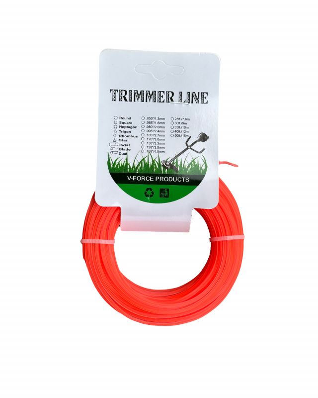 Ліска/жилка для тримера "зірка", 2.00 мм*15 м