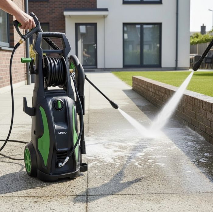 Мийка високого тиску APRO PWH-2400, 2400Вт, макс.8 л/хв, 120-180 бар