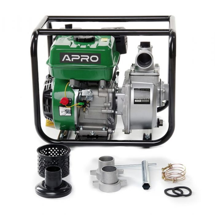 Мотопомпа WP-30 6.5к.с. 30 м³/год 27м бензинова 4-х тактн. APRO