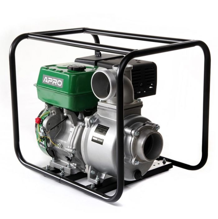 Мотопомпа WPD-45 6.5к.с. 45 м³/год 26м (для брудної води) бензинова 4-х тактн. APRO