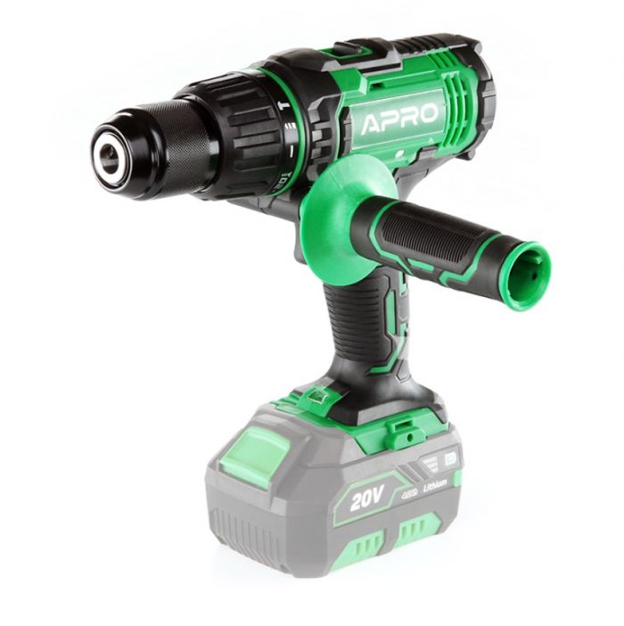 Дриль-шуруповерт APRO 20HDK, 20В, без АКБ, без ЗП, кейс