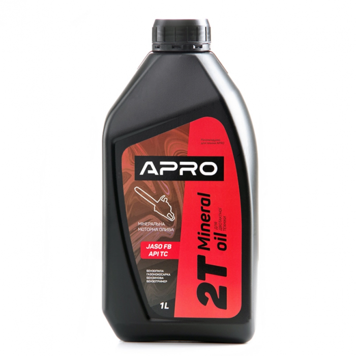 Олива для двотактних двигунів мінеральна 1л APRO